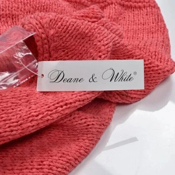NWT Deane & White Coral Knit Sleeveless Sweater Tank Top Size XL - Picture 6 of 6